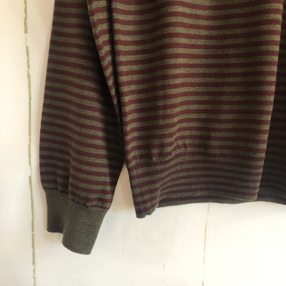 Club Monaco Striped Merino Wool Sweater - Picture 4 of 6